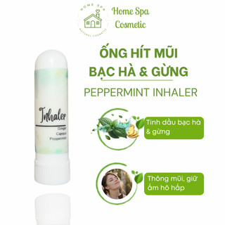 Ống hít mũi bạc hà & gừng – Thơm mát, thông mũi, giữ ẩm mũi