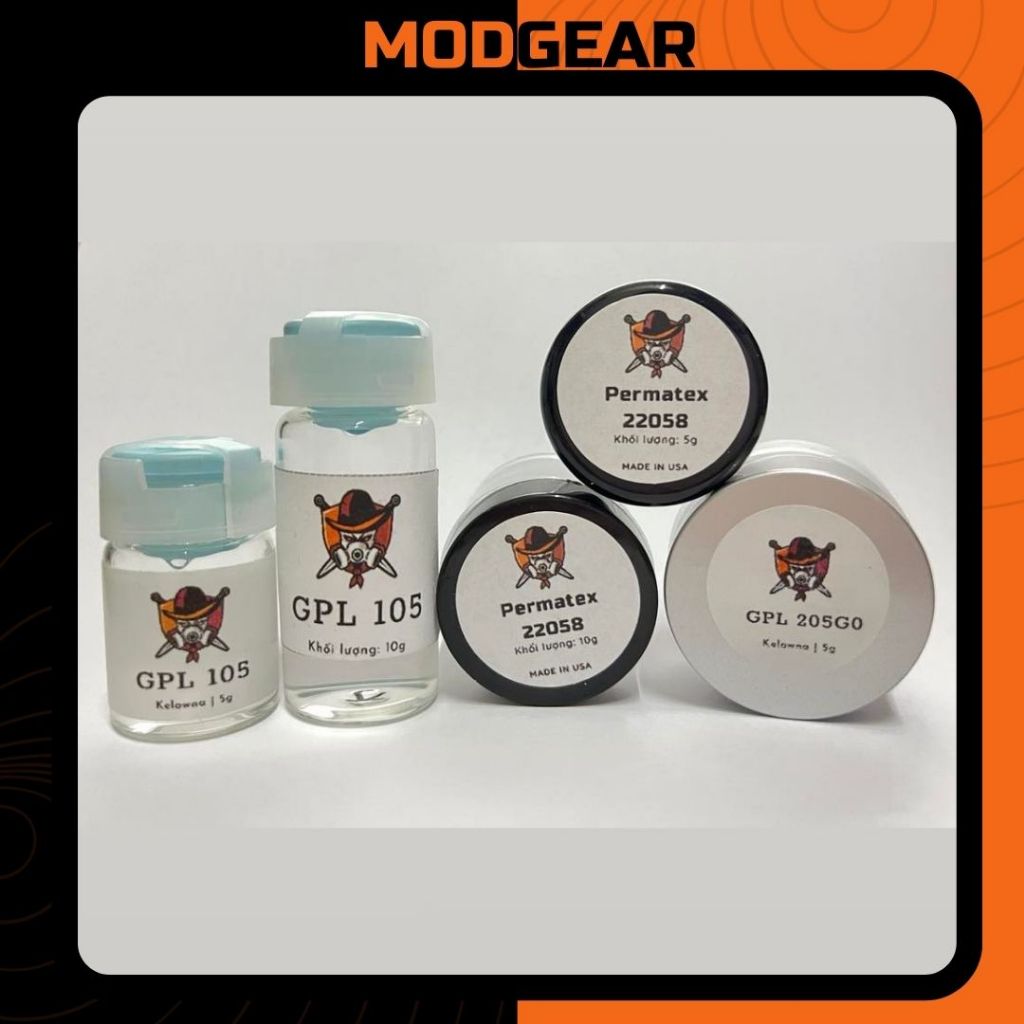 Dầu mỡ lube switch stab bàn phím cơ Permatex 22058 GPL105/205G0 Kelowna/Krytox | Mỡ lube