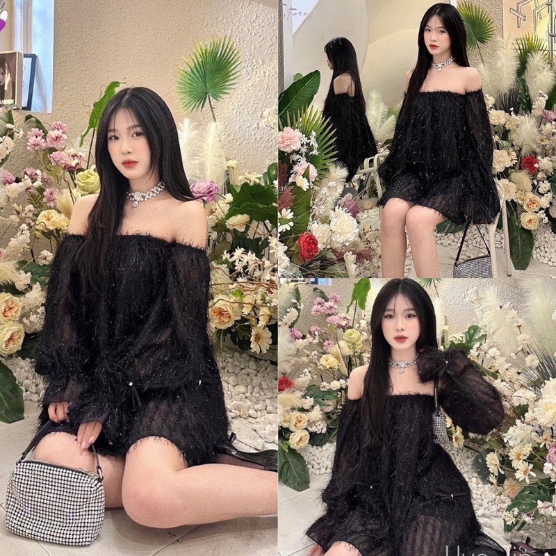 Đầm lông nữ