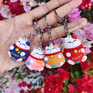 Móc khóa mèo thần tài - lucky