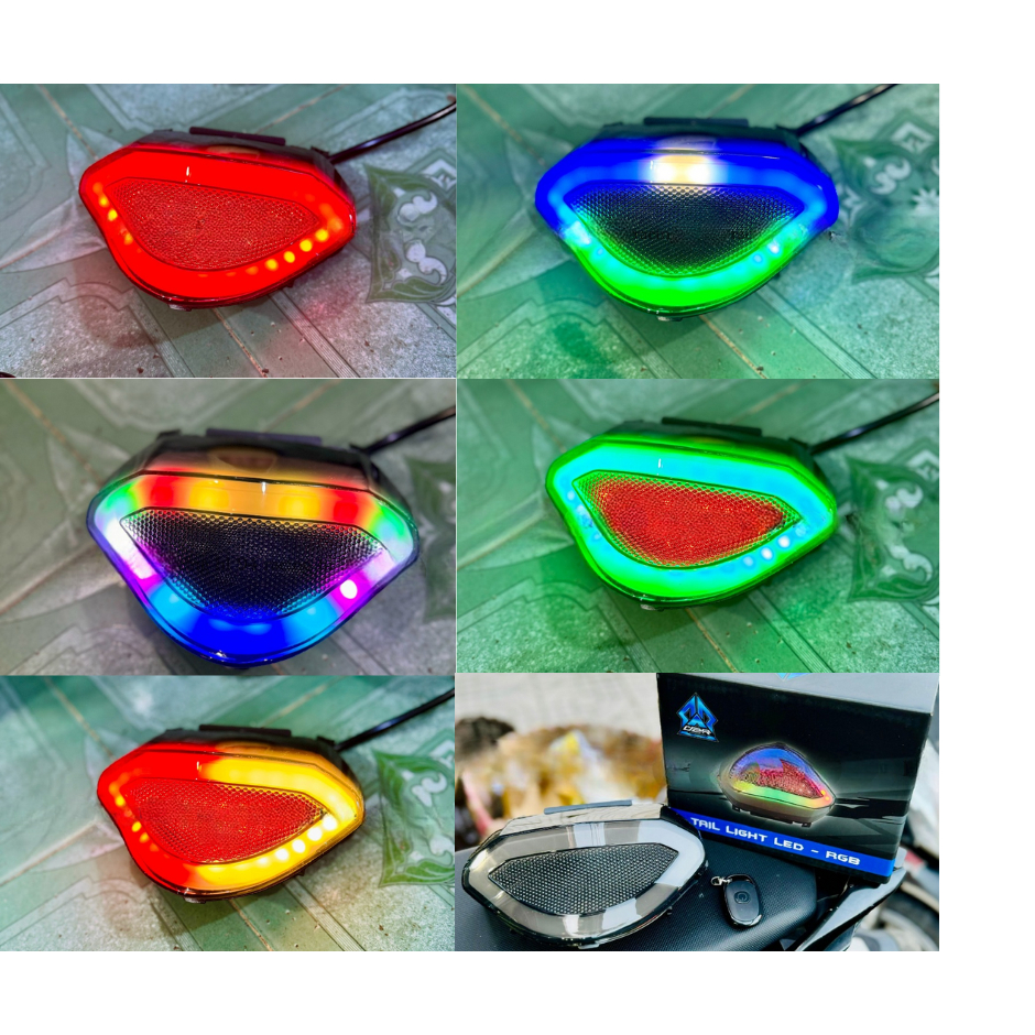 Đèn lái TST Sirius 50/110cc full led đổi màu bluetooth ms:0355