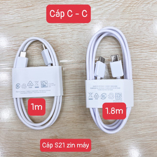 S21 - cáp sạc samsung s21 zin - dây sạc - cáp sạc c-c - dây sạc c to c - cáp sạc 2 đầu type c