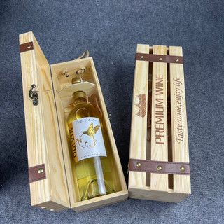 Hộp gỗ 1 chai vang Úc OLIVIA (kèm túi vải)