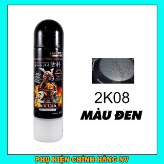 Sơn Samurai 2K08 lót gầm xe Epoxy đen chính hãng, sơn xe máy lót gầm 2K 400ml kháng xăng, chống nứt nẻ tiện dụng