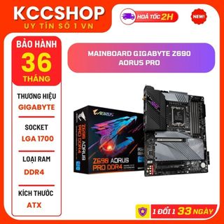 Mainboard GIGABYTE Z690 AORUS PRO (Intel Z690, Socket 1700, ATX, 4 khe Ram DDR4)