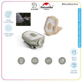 Đèn pin kẹp mũ dã ngoại câu cá naturehike nh21zm013 chống nước ip54