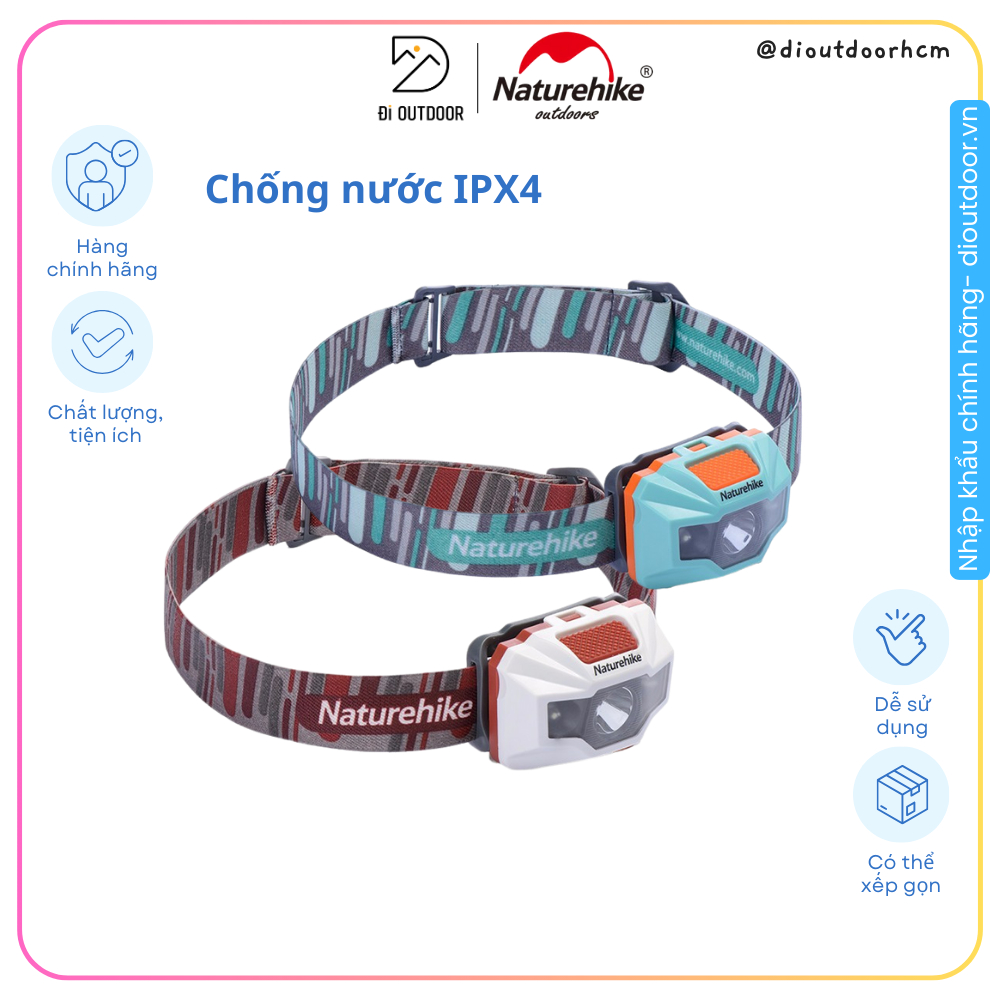 Đèn Đeo Đầu Dã Ngoại TD-02 Naturehike NH00T002-D Chống nước IPX4