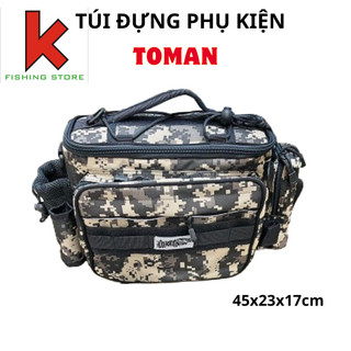 Túi Đựng Đồ câu Lure Túi Đựng Phụ Kiện câu chuyên dụng tiện lợi TOMAN lớn
