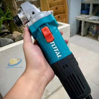 (tặng kèm 1 viên đá cắt sắt) Máy mài góc điều tốc TOTAL 900W (TG109100565)