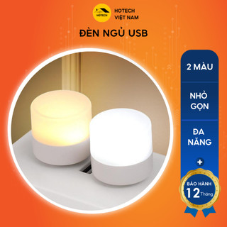Đèn led usb đa năng làm đèn ngủ và đèn bàn phím tiện lợi HOTECH nhỏ gọn với 2 màu ánh sáng trắng và vàng DNMH