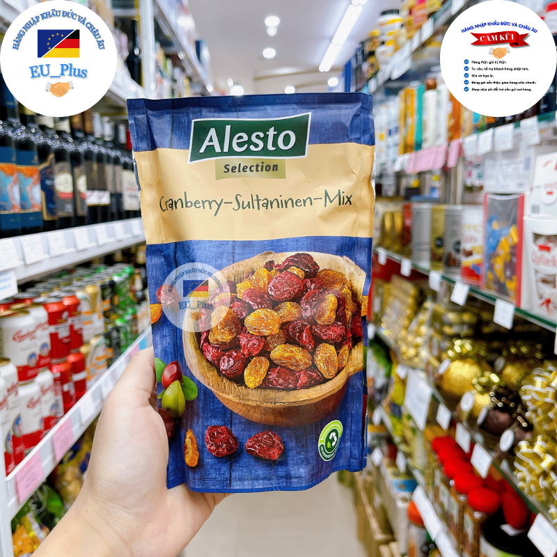 Hạt tổng hợp sấy khô Alesto Đức 200g - Nho, hạt óc chó, hạnh nhân.