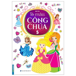 Sách - tô màu công chúa - tập 5