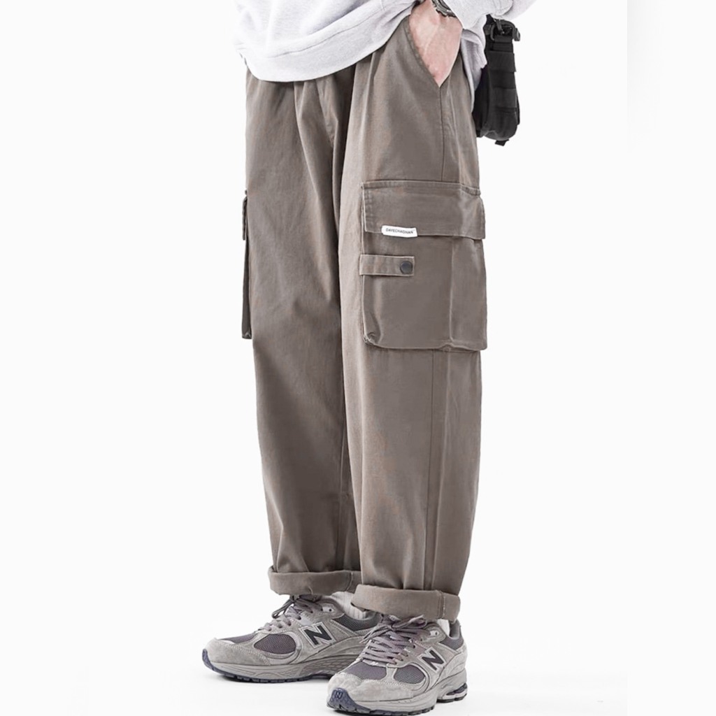 Quần kaki túi hộp TOMY BOX phong cách Unisex Nam Nữ cá tính - quần jogger kaki vải dày dặn, đứng form GIDI