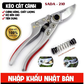  Kéo cắt cành SADA 210  Hàng Nhật loại 1  