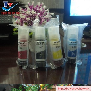 ☘️Mực in màu 003 Ee.p.s.on L1110, L3110, L3210, L3150,L3250, L4150,L1110, L5290, L1250, L5190 (Đỏ)