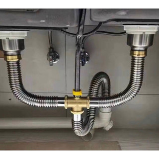 Xi phông chậu rửa bát, bộ xả chậu chén inox, bộ xả chậu rửa chén inox