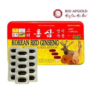 Viên đạm hồng sâm linh chi nhung hươu Bio-science 60 viên