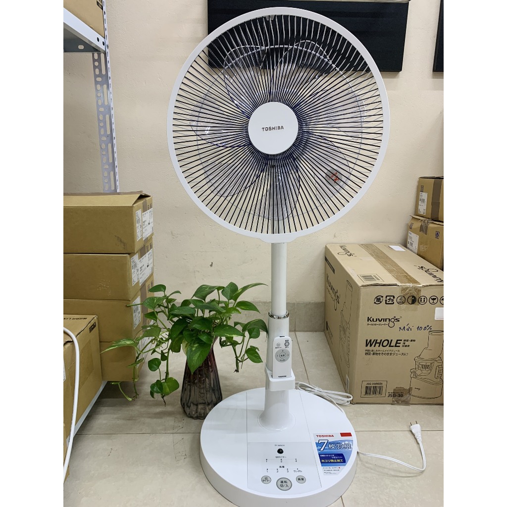 Quạt cây lửng Toshiba TF-30AL24 nội địa NHẬT có 7 cánh với tính năng xử lý ngăn bụi hiện đại (Hàng mới 100% nguyên hộp)
