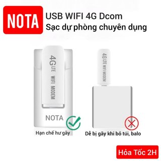 Dcom 4g loại 2 và loại 1 có sạc usb 4g phát wifi gắn sim usb phát wifi 4g 3g 150mbps giá rẻ usb 4g lte