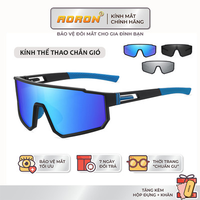 Kính Thể Thao Chạy Bộ Đạp Xe Tròng Phân Cực Chống UV Và Nắng Chói Ngoài Trời Gọng Siêu Bền Nhẹ Chắn Gió Bụi Tốt AK129