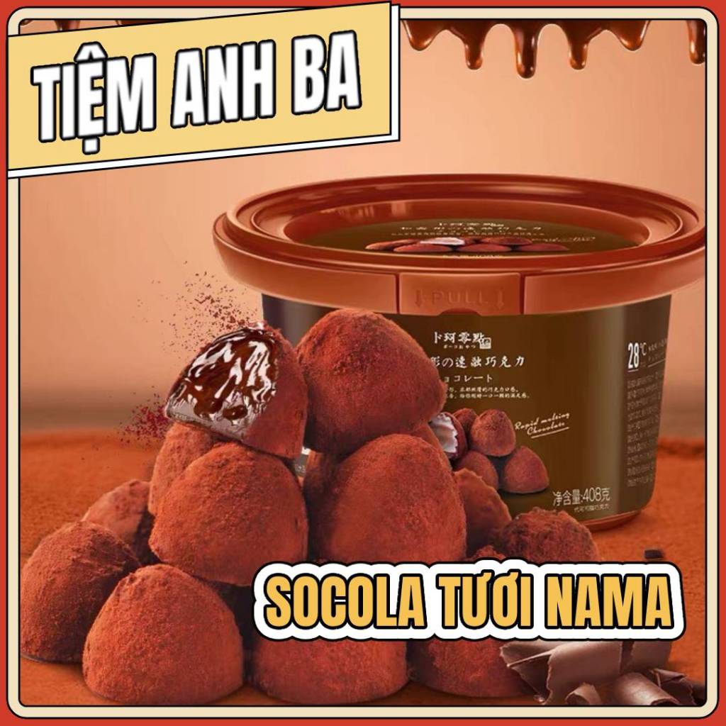 Socola Tươi Nama Nhân Trái Cây Hộp 158g Mẫu Mới Chocolate Công Thức ĐÀI LOAN