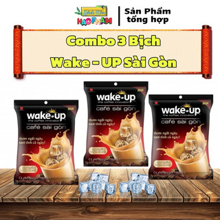Cà phê sữa đá wake-up sài gòn 456g , coffee cafe sữa