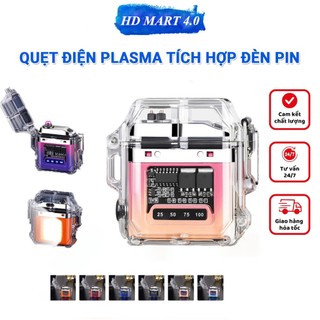 Đèn Led mini siêu sáng 4in1 Plasma đa năng tích hợp 3 chế độ sáng, vỏ trong suốt chống nước, chống gió