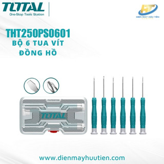 Bộ tô vít điện tử 6 chi tiết Total THT250PS0601