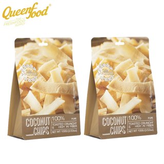 Combo Dừa Sấy Giòn Only Nature (2 Túi) 100gr/ Túi