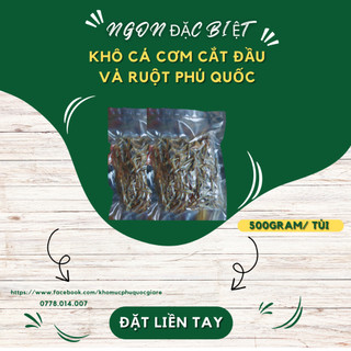 CÁ CƠM KHÔ PHÚ QUỐC ( ĐÃ LÀM SẠCH ĐẦU VÀ RUỘT)