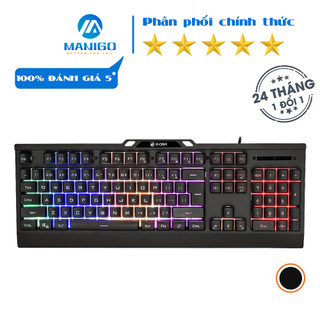 Bàn phím máy tính EDRA EK701 RGB Giả cơ Đèn Led 104 phím Có Dây Bảo hành 24 tháng