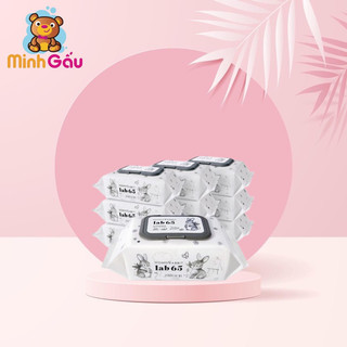 Khăn giấy ướt Momo Rabbit Hàn Quốc Lab65 loại 72 tờ