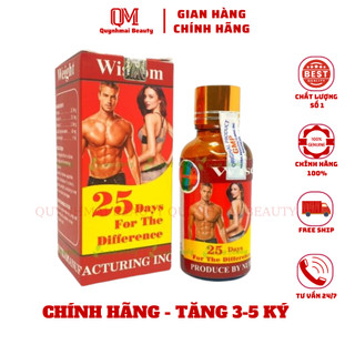 Vitamin tăng cân wisdom weight - hộp 25 viên tăng 3-5 ký - hàng chính hãng