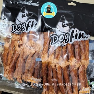 Snack gà jerky cuộn sợi cua/cá