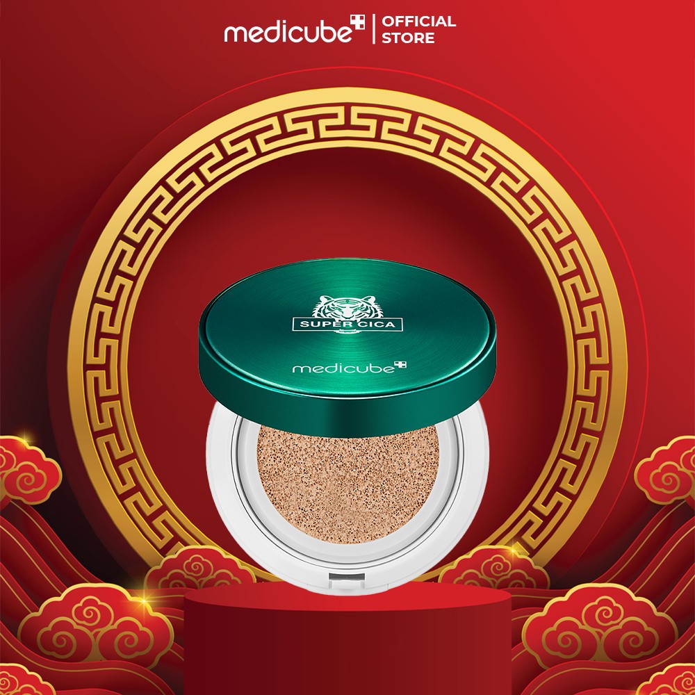 Phấn nước dịu da nhạy cảm medicube Super Cica Calming Cushion SPF50/PA+++ 15g HSD T7/2024