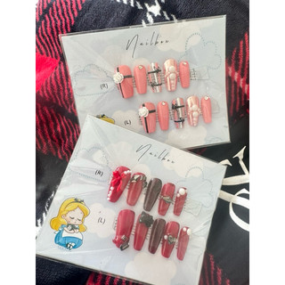 Combo 2 bộ nailbox thiết kế, móng giả đẹp