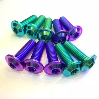 Ốc đĩa Titan 8li titanium gr5 , ốc dĩa titan 8li25 . DoChoiXeMay