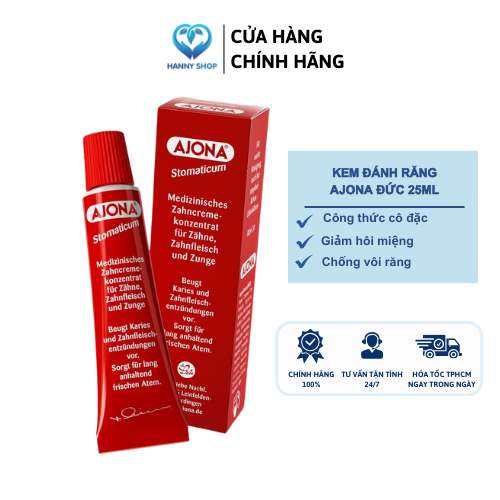 [Nội Địa Đức] Kem Đánh Răng Ajona Đức 25ml