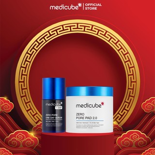 Set chăm sóc lỗ chân lông 1 ngày Medicube set (Pore Pad + One Day Serum)