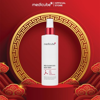 Xịt dưỡng thể giảm mụn medicube Red Clear Cica Body Mist 200ml