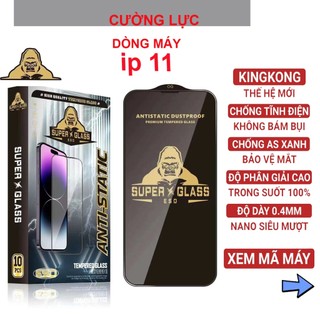 Kính cường lực iphone 11 / ip xr Kingkong full màn | Miếng dán bảo vệ màn hình cho ip