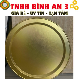 Mâm ăn cơm cỡ đại 80cm ,mâm 10 người ăn chất liệu nhôm mạ vàng công nghệ Anod Nhật Bản 80cm