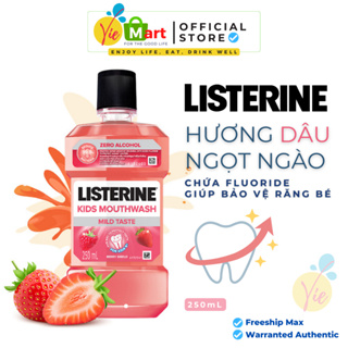 Nước súc miệng Listerine Kids Mouthwash dành riêng cho trẻ trên 6 tuổi