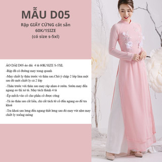 RẬP GIẤY A0 ÁO DÀI D05