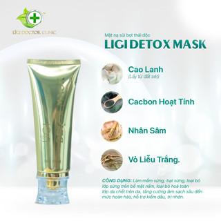 ✔️ chính hãng ligi detox mask - mặt nạ sủi bọt thải độc ligi