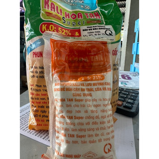 phân khoáng kali hoà tan super k2so4 100g chống trụng trái non