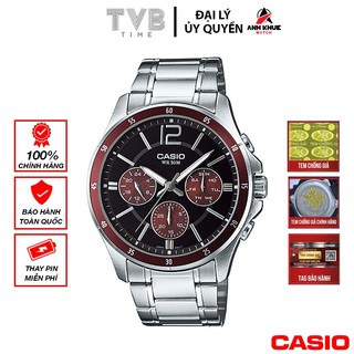 Đồng hồ nam dây kim loại casio chính hãng mtp-1374d-5avdf