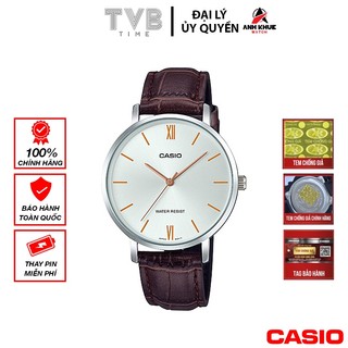 Đồng hồ nữ dây da Casio chính hãng LTP-VT01L-7B2UDF (34mm)