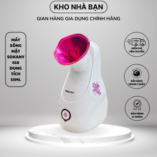 Máy xông hơi mặt sokany 618 280W dung tích 55ml giúp se khít lỗ chân lông