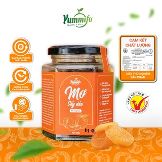 Mơ sấy dẻo không hạt cao cấp Yummifo hộp lục giác 230g